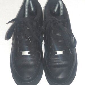 Nike Air Force 1 LE (GS) Big Kids Boys Leather Shoes Size: 7Y DH2920-001 Black